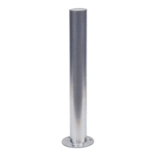 Schake Sperrpfosten aus Edelstahl Typ 40103Z Ø 102mm, herausnehmbar, geschliffen + Profilzylinderverschluß,