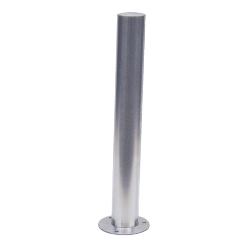 Schake Sperrpfosten aus Edelstahl Typ 40103Z Ø 102mm, herausnehmbar, geschliffen + Profilzylinderverschluß,