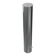 Schake Sperrpfosten aus Edelstahl Typ 40154 Ø 154mm, ortsfest Gesamtlänge: 900mm, Überflur 600mm, geschliffen-4