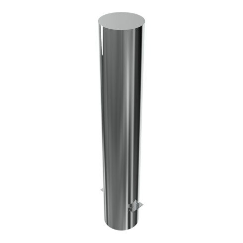 Schake Sperrpfosten aus Edelstahl Typ 40154 Ø 154mm, ortsfest Gesamtlänge: 900mm, Überflur 600mm, geschliffen