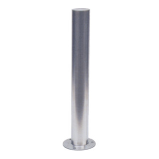 Schake Sperrpfosten aus Edelstahl Typ 40154P Ø 154mm, ortsfest Aufdübeln Überflur 600mm, geschliffen
