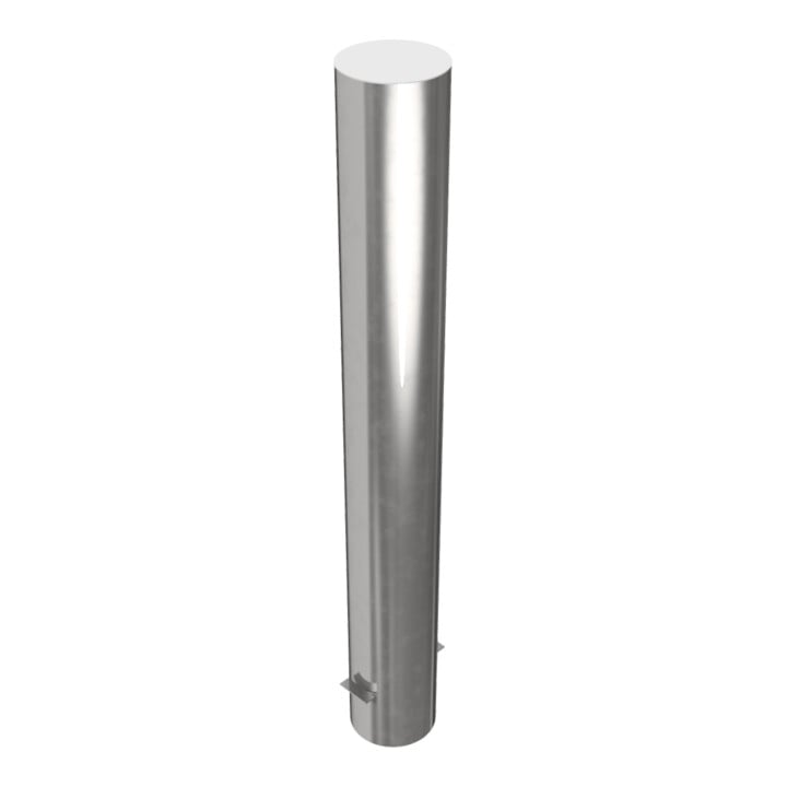 Schake Sperrpfosten aus Edelstahl Typ 40155 Ø 154mm, ortsfest Gesamtlänge: 1200mm, geschliffen