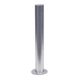 Schake Sperrpfosten aus Edelstahl Typ 40155P Ø 154mm, ortsfest Aufdübeln Überflur 900mm, geschliffen