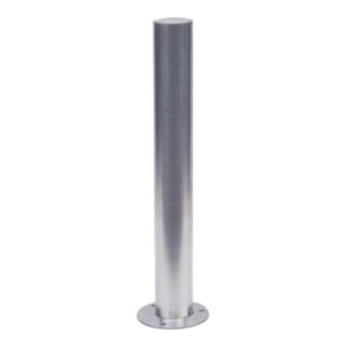 Schake Sperrpfosten aus Edelstahl Typ 40155P Ø 154mm, ortsfest Aufdübeln Überflur 900mm, geschliffen