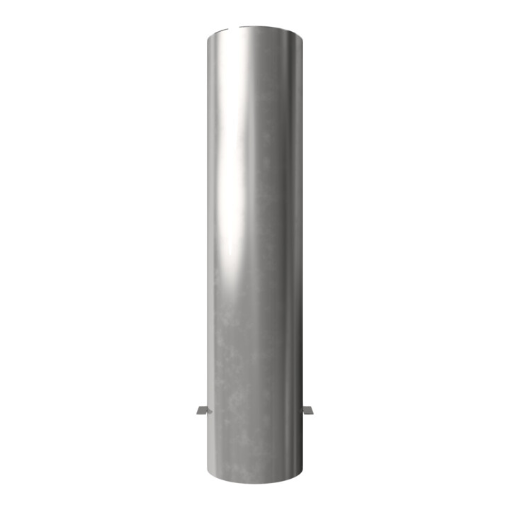 Schake Sperrpfosten aus Edelstahl Typ 40204 Ø 204mm, ortsfest Gesamtlänge: 900mm, Überflur 600mm, geschliffen
