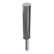 Schake Sperrpfosten aus Edelstahl Typ 40204F Ø 204mm, herausnehmbar, geschliffen + Dreikantverschluß,-5