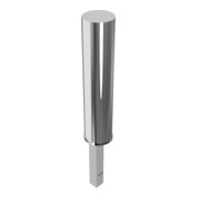 Schake Sperrpfosten aus Edelstahl Typ 40204F Ø 204mm, herausnehmbar, geschliffen + Dreikantverschluß,-4