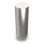 Schake Sperrpfosten aus Edelstahl Typ 40204P Ø 204mm, ortsfest zum Aufdübeln Überflur 600mm, geschliffen-4