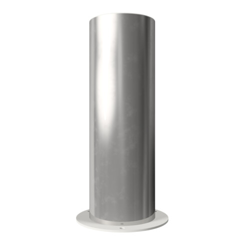 Schake Sperrpfosten aus Edelstahl Typ 40204P Ø 204mm, ortsfest zum Aufdübeln Überflur 600mm, geschliffen
