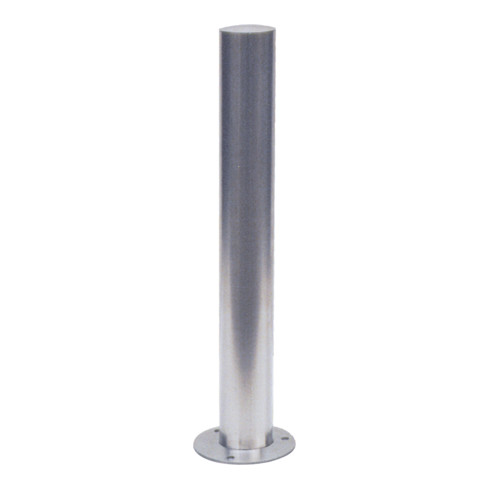 Schake Sperrpfosten aus Edelstahl Typ 40204P Ø 204mm, ortsfest zum Aufdübeln Überflur 600mm, geschliffen