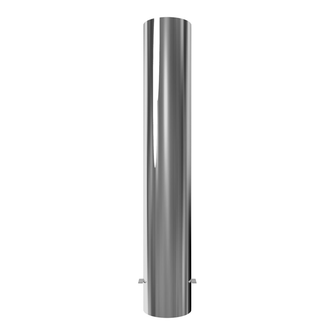 Schake Sperrpfosten aus Edelstahl Typ 40205 Ø 204mm, ortsfest Gesamtlänge: 1200mm, geschliffen
