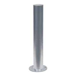 Schake Sperrpfosten aus Edelstahl Typ 40205 Ø 204mm, ortsfest Gesamtlänge: 1200mm, geschliffen