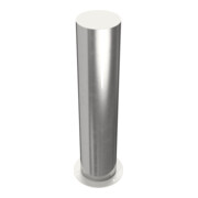 Schake Sperrpfosten aus Edelstahl Typ 40205P Ø 204mm, ortsfest zum Aufdübeln Überflur 900mm, geschliffen-4