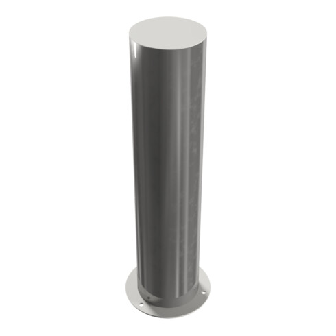 Schake Sperrpfosten aus Edelstahl Typ 40205P Ø 204mm, ortsfest zum Aufdübeln Überflur 900mm, geschliffen