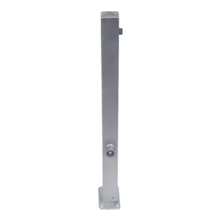 Schake Sperrpfosten aus Edelstahl Typ 4070, ortsfest-, 70x70mm, zum Einbetonieren