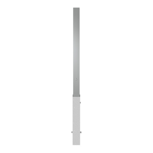 Schake Sperrpfosten aus Edelstahl Typ 4070F, herausnehmbar-, 70x70mm + Dreikantverschluß incl.feuerverz.Bodenhülse