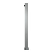 Schake Sperrpfosten aus Edelstahl Typ 4070FU, umlegbar-, 70x70mm + Dreikantverschluß zum Aufdübeln-5