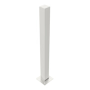 Schake Sperrpfosten aus Edelstahl Typ 4070P, ortsfest-, 70x70mm, zum Aufdübeln + Bodenplatte-4