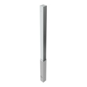 Schake Sperrpfosten aus Edelstahl Typ 4070Z, herausnehmbar-, 70x70mm + Zylinderschloss incl. feuerverz. Bodenhülse-5
