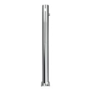 Schake Sperrpfosten aus Edelstahl Typ 4072UZ, umlegbar-, Ø 76mm + Profilzylinder zum Aufdübeln, geschliffen-4