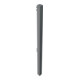 Schake Stadtzaun, Endpfosten + Flachkopf, Vierkantrohr 70x70mm + Stahlkappe, beschichtet, Höhe 1000mm über Flur, zum einbetonieren, 2 Verbindungslaschen-4