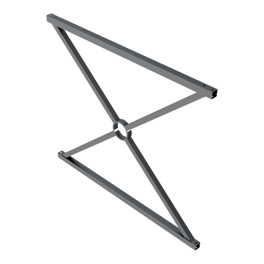 Schake Stadtzaun, Zaunelement, Vierkantrohr 30x30/25x25mm + Stahlkappe, beschichtet, Achsabstand 1000mm,