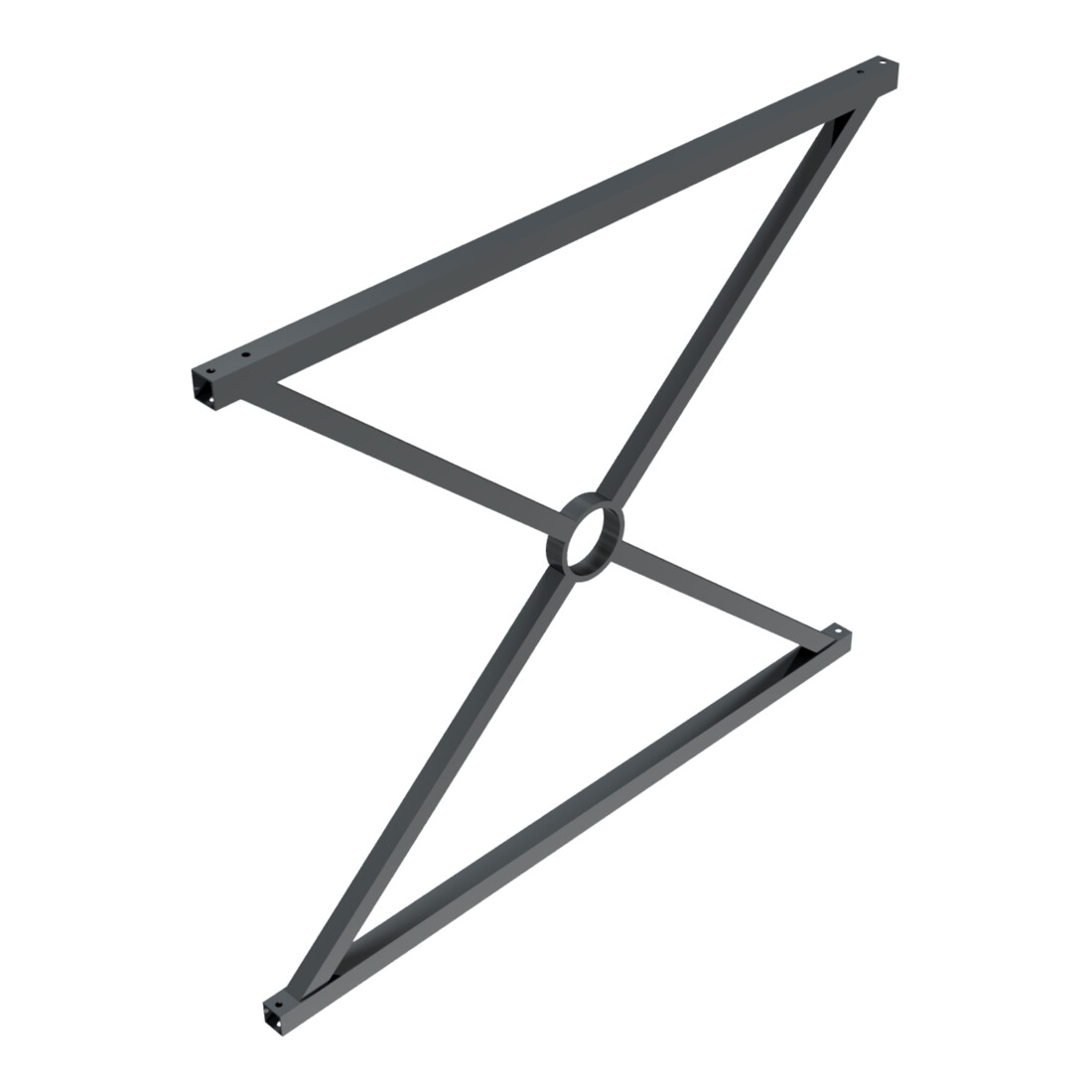 Schake Stadtzaun, Zaunelement, Vierkantrohr 30x30/25x25mm + Stahlkappe, beschichtet, Achsabstand 1000mm,