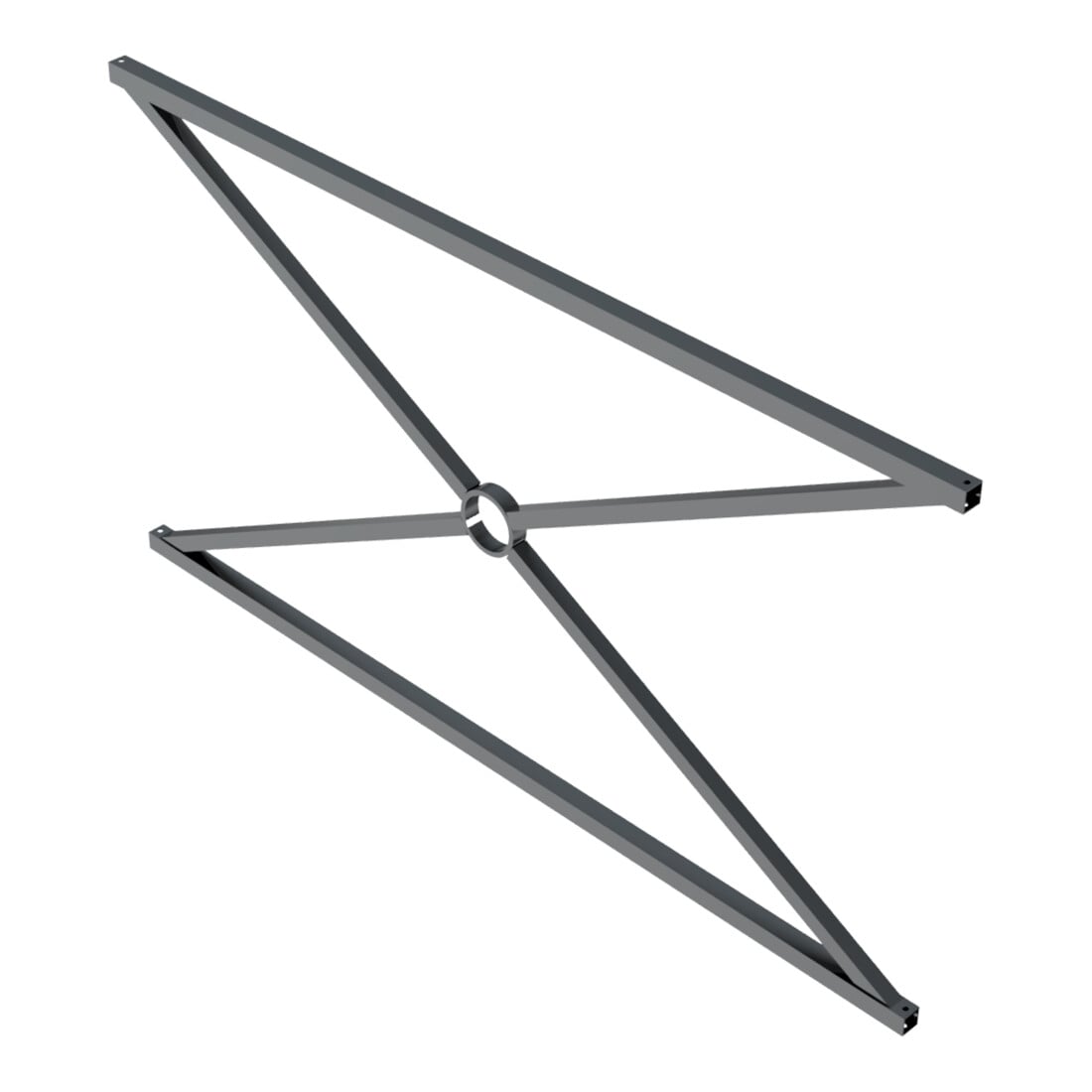 Schake Stadtzaun, Zaunelement, Vierkantrohr 30x30/25x25mm + Stahlkappe, beschichtet, Achsabstand 1500mm