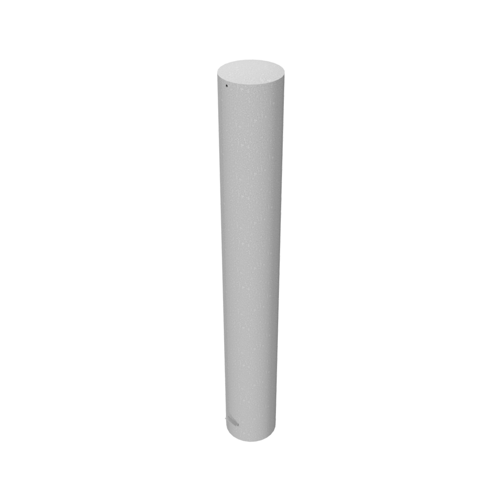 Schake Stahlrohrpoller Ø 273 x 5 mm ortsfest, zum Einbetonieren feuerverzinkt / weiß beschichtet, feuerverzinkt, Gesamtlänge: 2000 mm, mit aufgeschwei