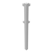 Schake Standpfosten Stahlrohr 70 x 70 mm Eckpfosten für Ober- und Knieholm-2