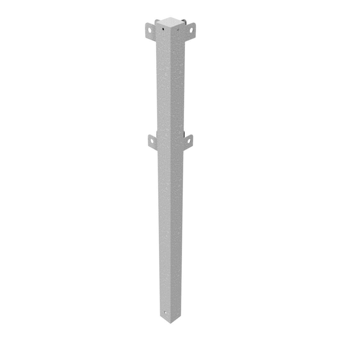 Schake Standpfosten Stahlrohr 70 x 70 mm Eckpfosten für Ober- und Knieholm