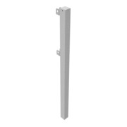 Schake Standpfosten Stahlrohr 70 x 70 mm Endpfosten für Ober- und Knieholm, +Sechskantschrauben, Mutter M16x60 + Schutzkappen-4