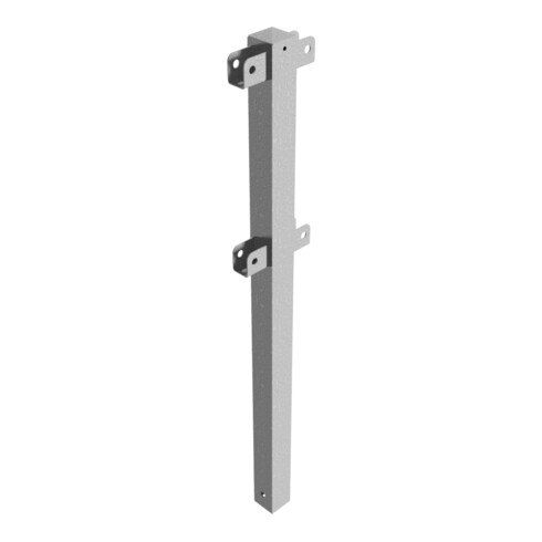 Schake Standpfosten Stahlrohr 70 x 70 mm Mittelpfosten für Ober- und Knieholm