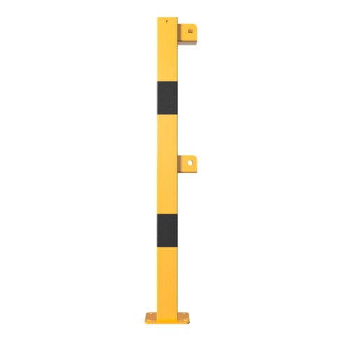 Schake Standpfosten zum Aufdübeln Stahlrohr 70 x 70 mm Eckpfosten für Ober- und Knieholm 90°
