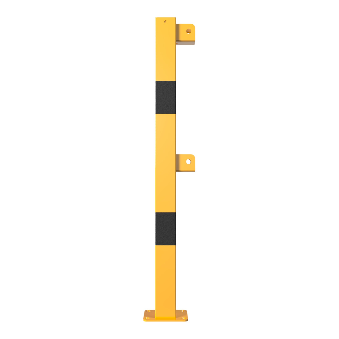 Schake Standpfosten zum Aufdübeln Stahlrohr 70 x 70 mm Eckpfosten für Ober- und Knieholm 90°