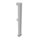 Schake Standpfosten zum Aufdübeln Stahlrohr 70 x 70 mm Endpfosten für Ober- und Knieholm + Bodenplatte 100 x 150 mm-4