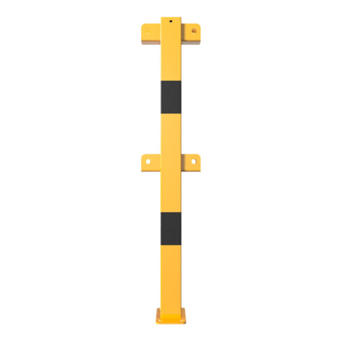 Schake Standpfosten zum Aufdübeln Stahlrohr 70 x 70 mm Mittelpfosten für Ober- und Knieholm