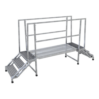 Schake Steigtritt Set mit Systembohle 2,0m