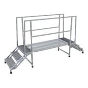 Schake Steigtritt Set mit Systembohle 2,0m