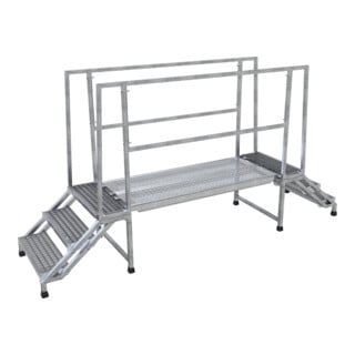 Schake Steigtritt Set mit Systembohle 3,0m