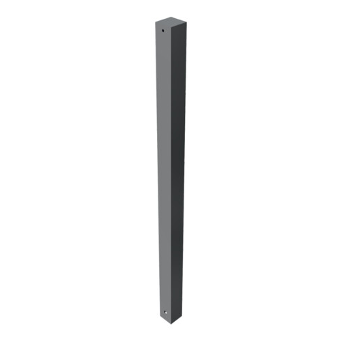 Schake stijl paal type 4071B, vast, 70x70mm, voor plaatsing in beton + platte kop