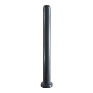 Schake stijl paal type 480FB, verwijderbaar + driehoekig slot, Ø 82mm + halve bol, gecoat,