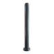 Schake stijl paal type 480FB, verwijderbaar + driehoekig slot, Ø 82mm + halve bol, gecoat,-1