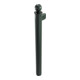 Schake Stilpfosten Typ 40673B als Barriere, System zum Einbetonieren, Ø 60mm + Kugelkopf, als Endpfosten, beschichtet, RAL 6005