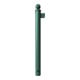 Schake Stilpfosten Typ 40674B als Barriere, System zum Einbetonieren, Ø 60mm + Kugelkopf, als Eckpfosten, Muffen 90°, beschichtet, RAL 6005-5