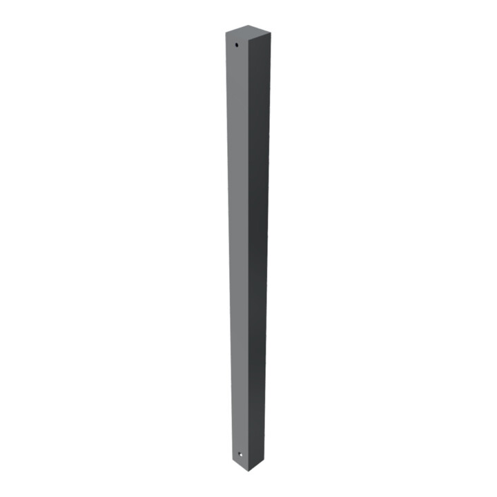 Schake Stilpfosten Typ 4071B, ortsfest, 70x70mm, zum Einbetonieren + Flachkopf