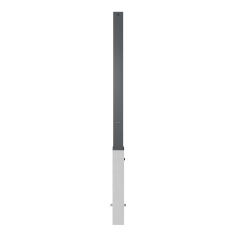 Schake Stilpfosten Typ 4071FB, herausnehmbar, 70x70mm + Dreikantverschluss + Flachkopf