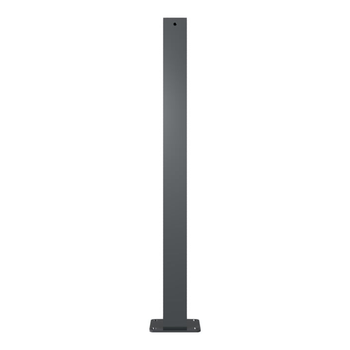 Schake Stilpfosten Typ 4071PB, ortsfest, 70x70mm, zum Aufdübeln + Flachkopf
