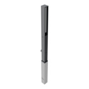 Schake Stilpfosten Typ 40731FB, herausnehmbar, 70x70mm + Dreikantverschluss, Oberteil U, förmig (offen) aus Flachstahl-5