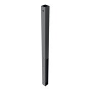 Schake Stilpfosten Typ 4073B, ortsfest, 70x70mm, Oberteil Flachstahl, zum Einbetonieren, ca. 950mm Überflur, beschichtet-4